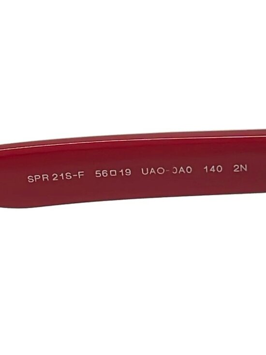 PRADA SPR21S-F Red Dark Brown Beige Plastic Sunglasses main image 2